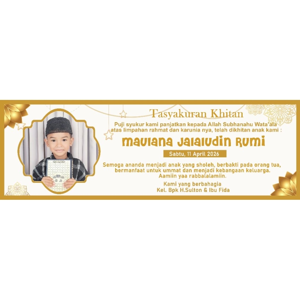 stiker kotak nasi/box nasi/stiker khitan