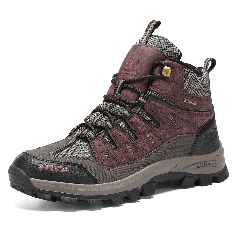 SNTA 502/622  red Sepatu Hiking Waterproof - Sol Karet Tebal Cocok untuk Segala Medan
