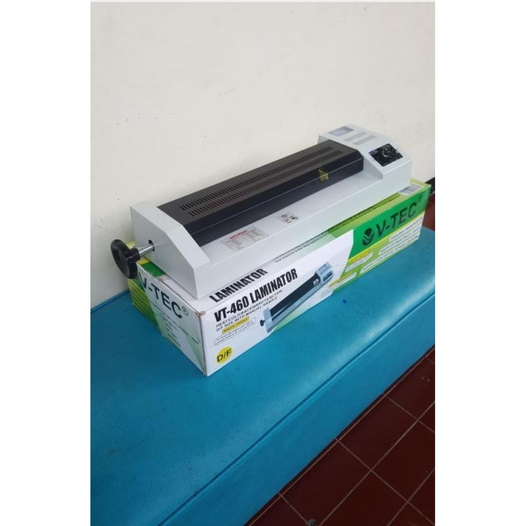 Mesin Laminasi Vtec 46cm  Laminator VT460 Panas Alat laminating Dingin A4 F4 A3 A2 V-TEC VT-460 Roll