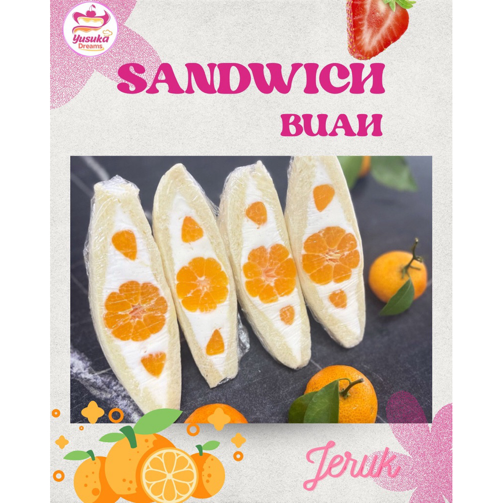 fruit Sando (sandwich buah), jeruk