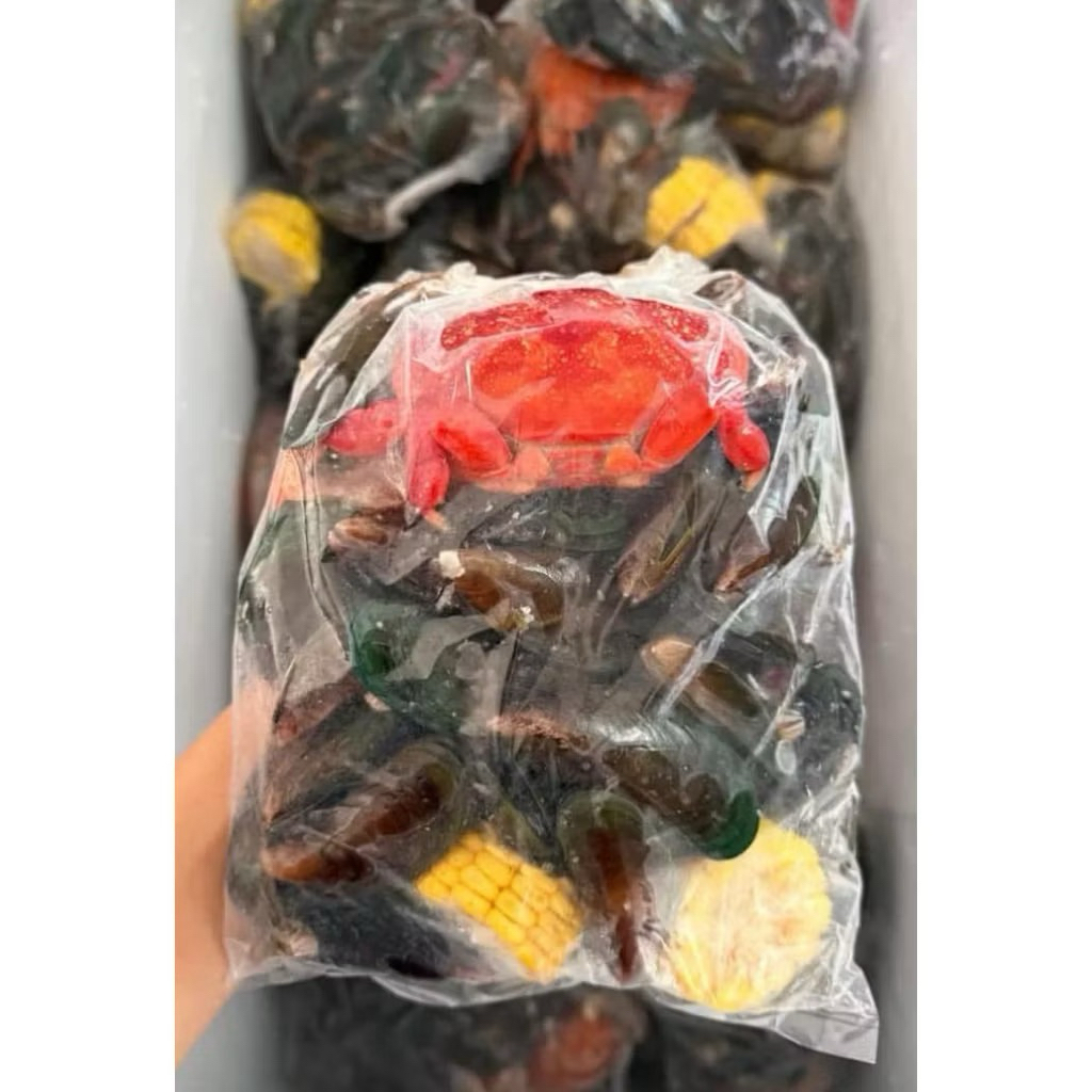 Seafood Mix Saos Padang Frozen Jagung Kepiting Kerang Bumbu