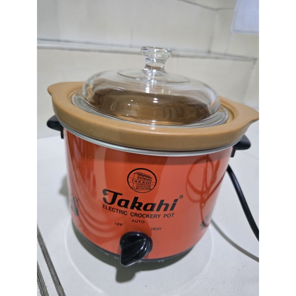 TAKAHI Slow Cooker MPASI 1,2Liter - Preloved LIKE NEW