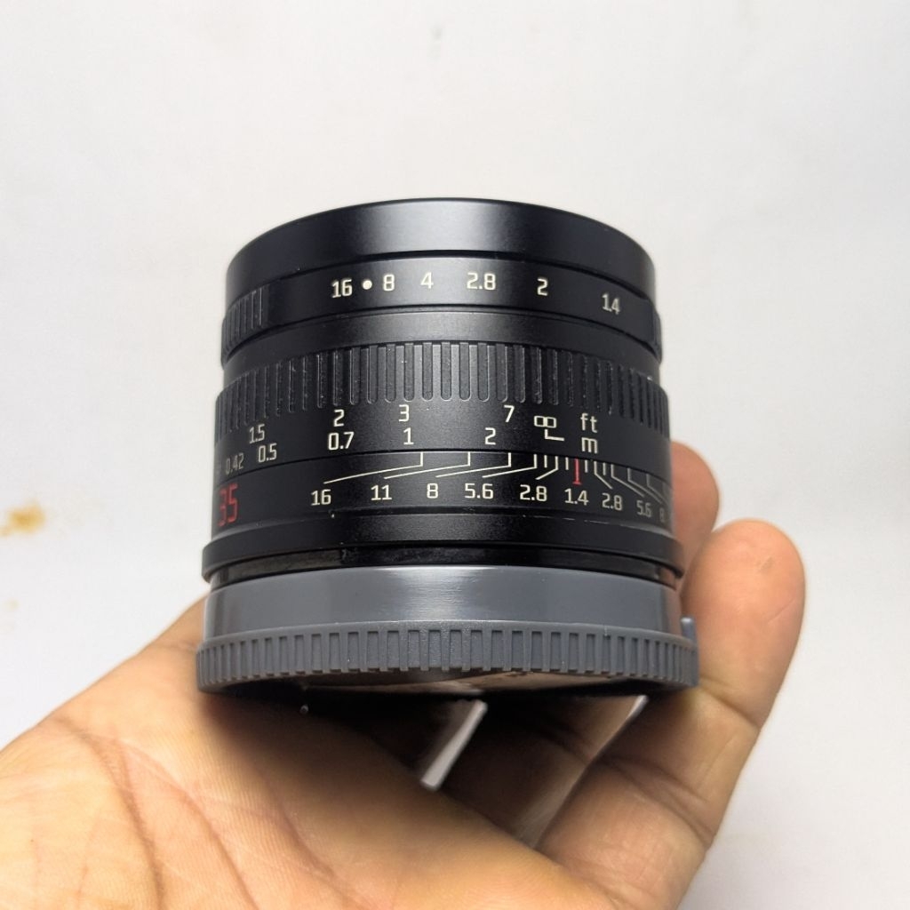 Lensa 7artisans 35mm f1.4 Sony E-mount second normal siap pakai