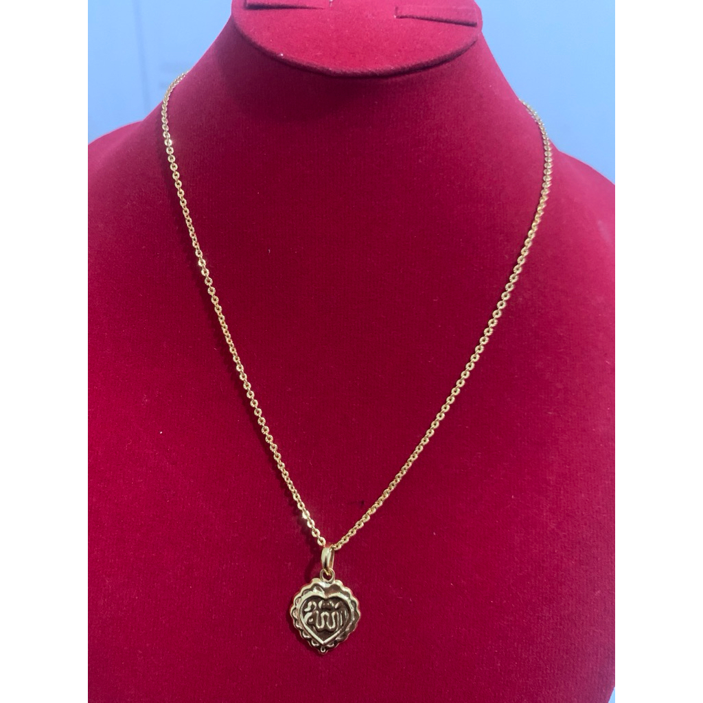 liontin kalung emas mudah 1gram