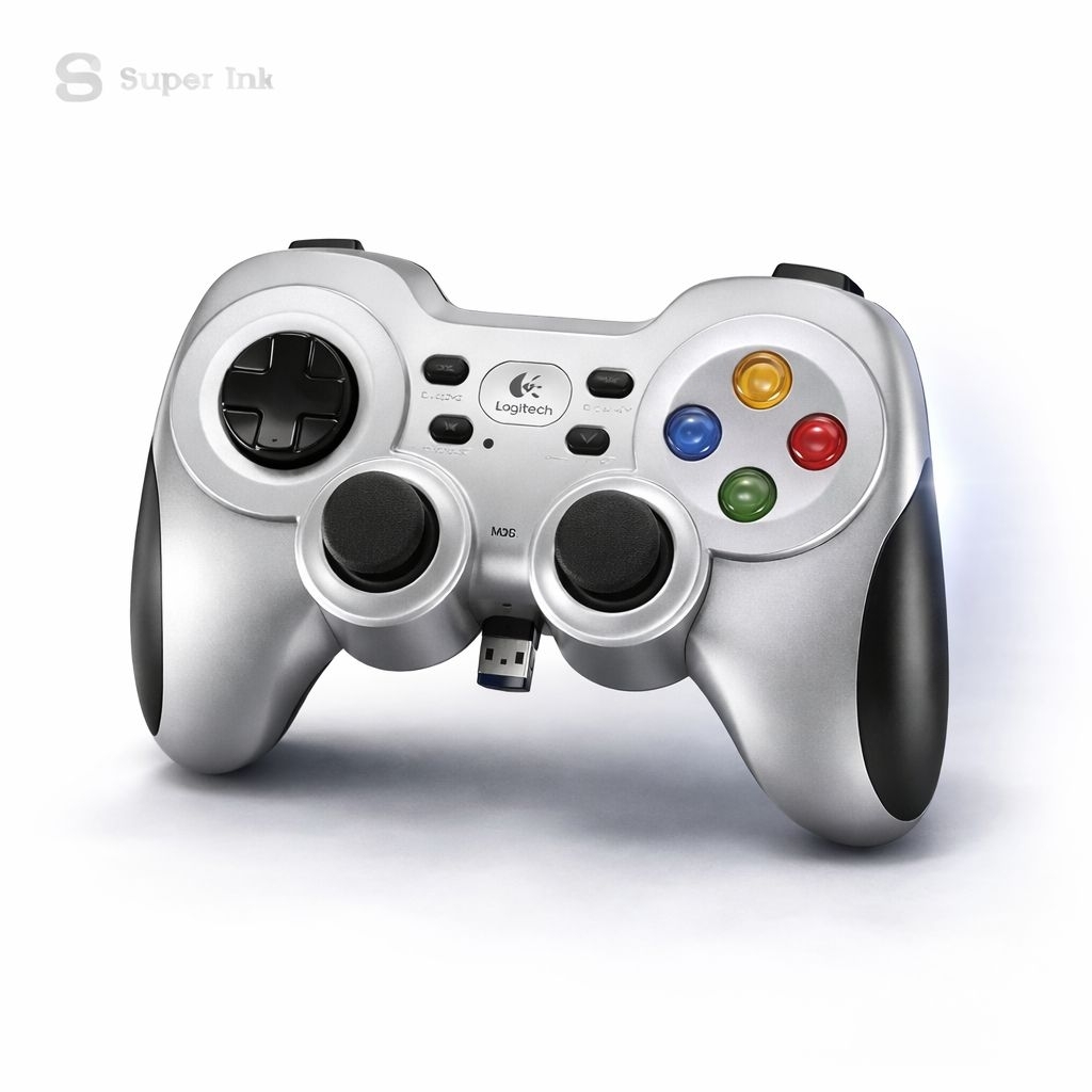 Gamepad Wireless Getar Logitech F710 XInput DirectInput USB Receiver Original