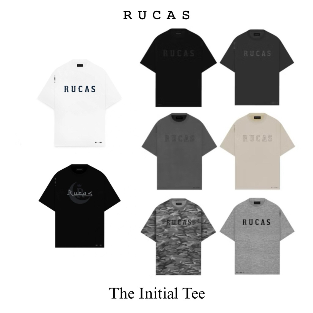 [ORIGINAL] RUCAS Initial Arabic Tee | RUCAS The Initial Tee | Kaos RUCAS Original