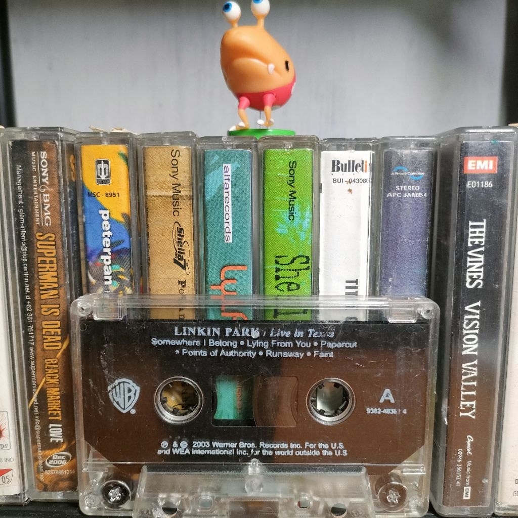 Kaset Pita Linkin Park Live In Texas LP hanya kaset