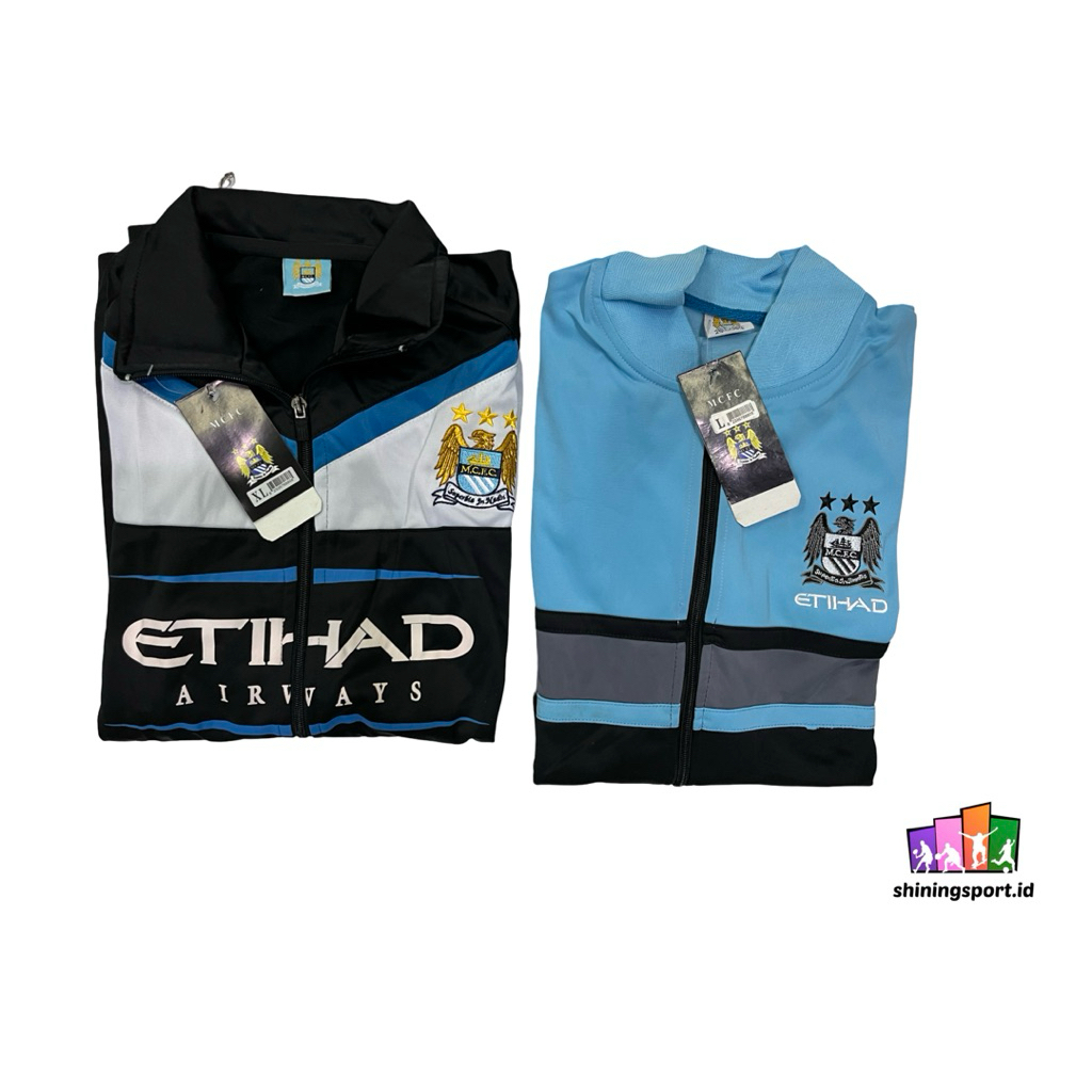 Jaket Bola Retro Club Manchester City GO Track Jacket 2012/2013