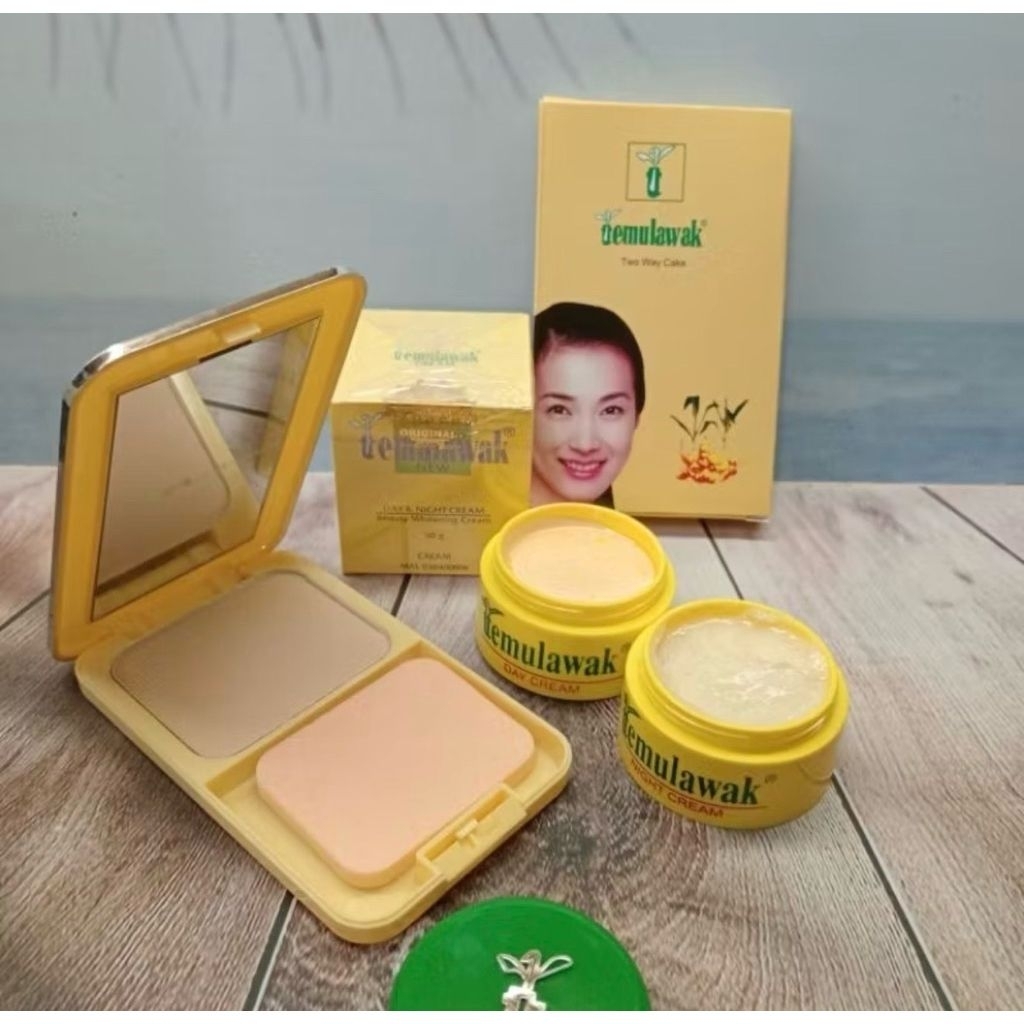 PAKET CREAM TEMULAWAK SUSUN SIANG + MALAM & BEDAK TWC TEMULAWAK