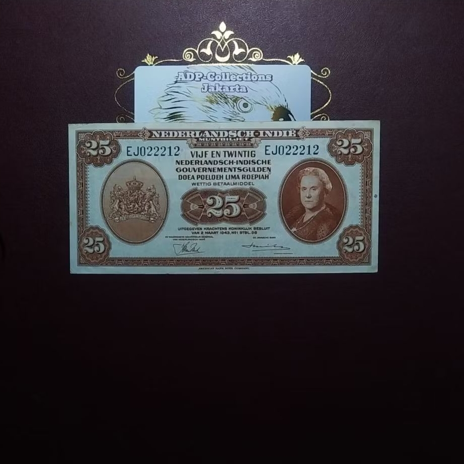 Uang Kuno 25 Rupiah Nica 1943