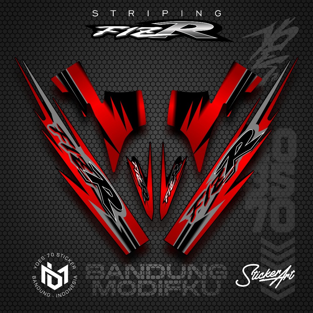 STRIPING VARIASI YAMAHA F1ZR / KRS 48 / STICKER LIST MOTOR F1 ZR / POLET STIKER VARIASI YAMAHA F1ZR