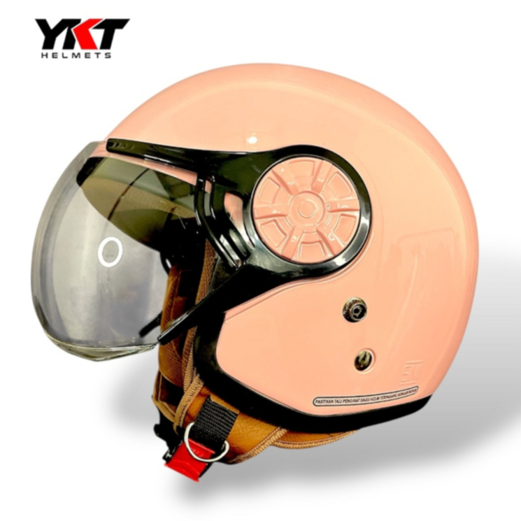 Helm Bogo Hijab Premium Original YKT Sudah SNI Bisa Cod Wanita Dewasa'