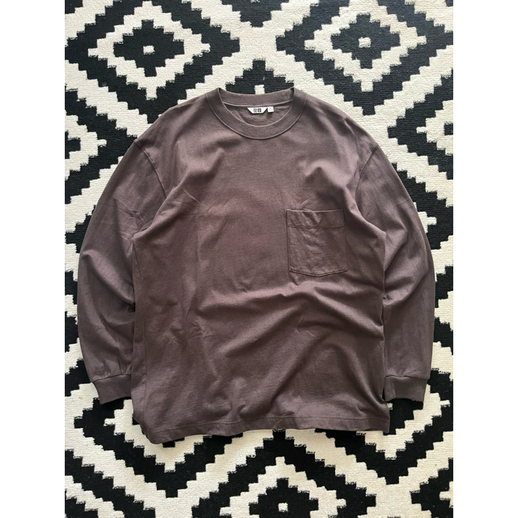 tshirt longsleeve uniqlo pocket XL