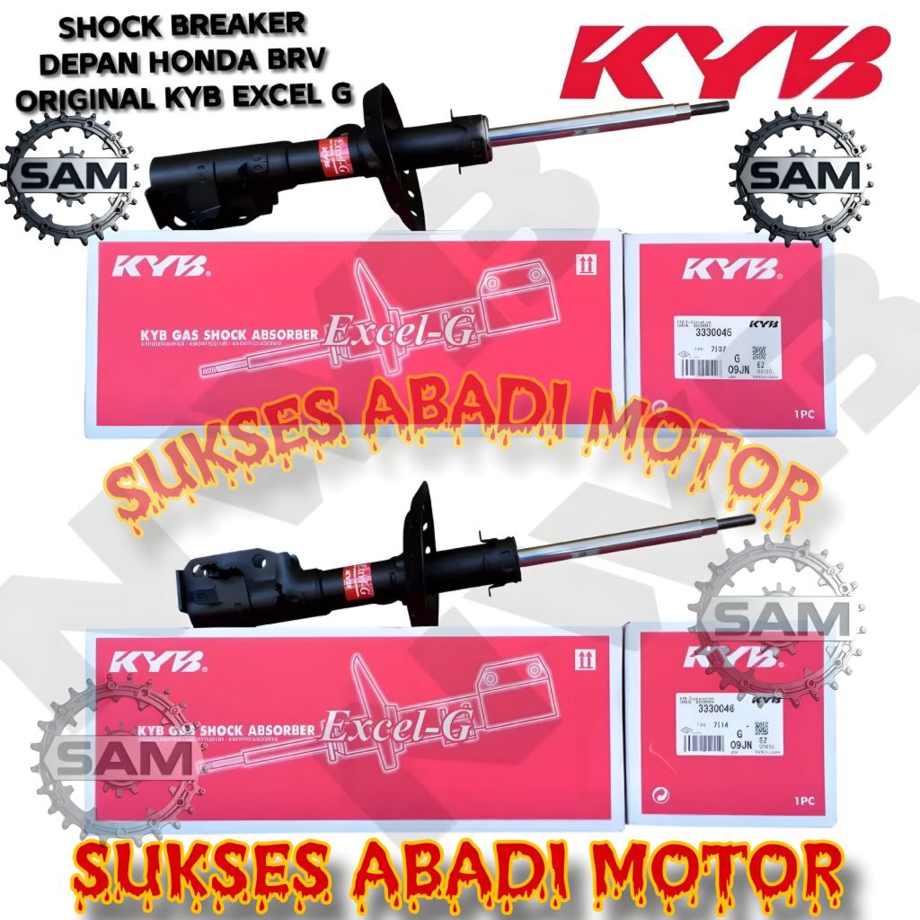 SHOCK BREAKER DEPAN HONDA BRV ORIGINAL KYB EXCEL G
