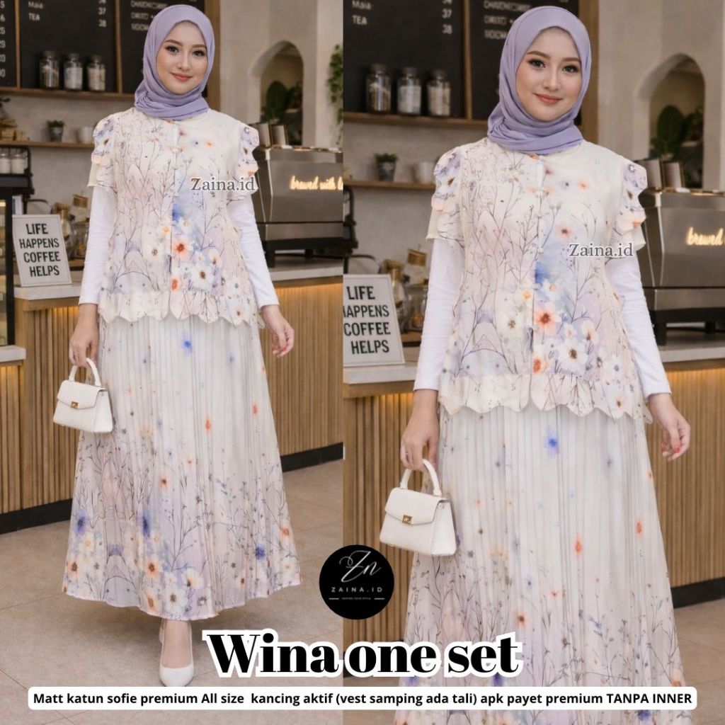 Pakaian Wanita WINA ONE SET Trend FASHION HQ From Zn