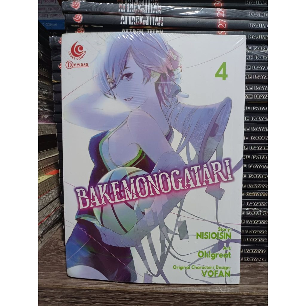 Komik Bakemonogatari 4 segel