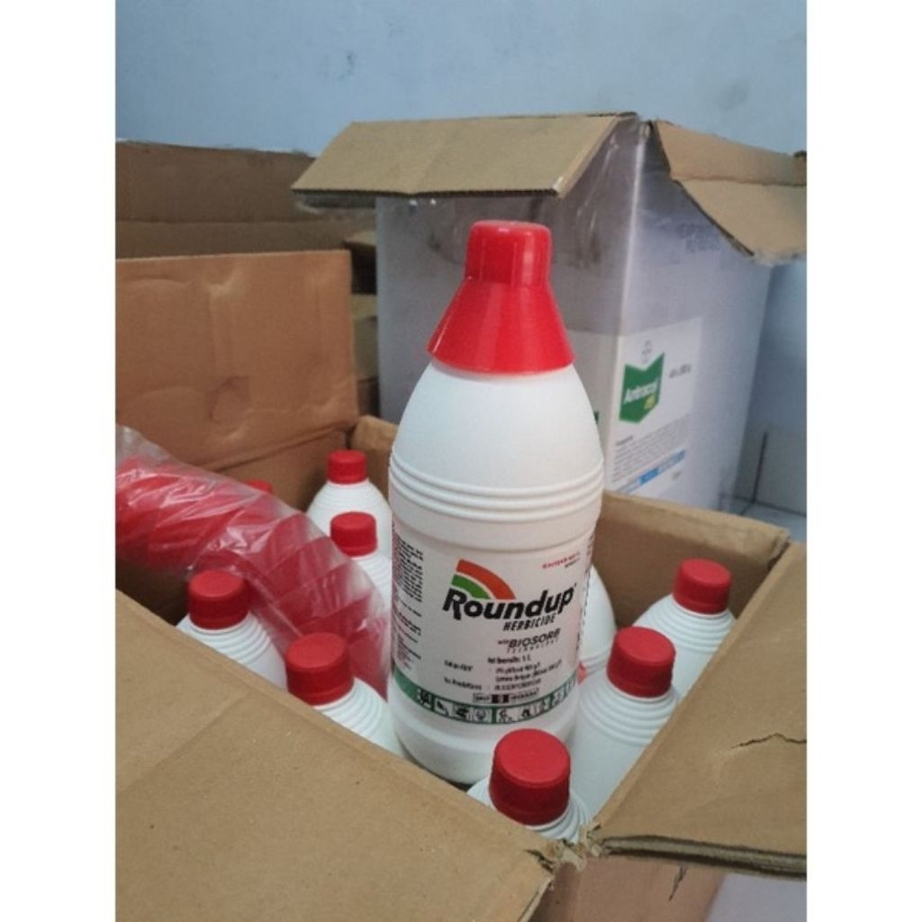 DISKON ROUNDUP HERBISIDA 1 LITER / ROUNDUP BIOSORB 486SL 1 LITER / PEMBASMI RUMPUT / PEMBASMI ALANG 