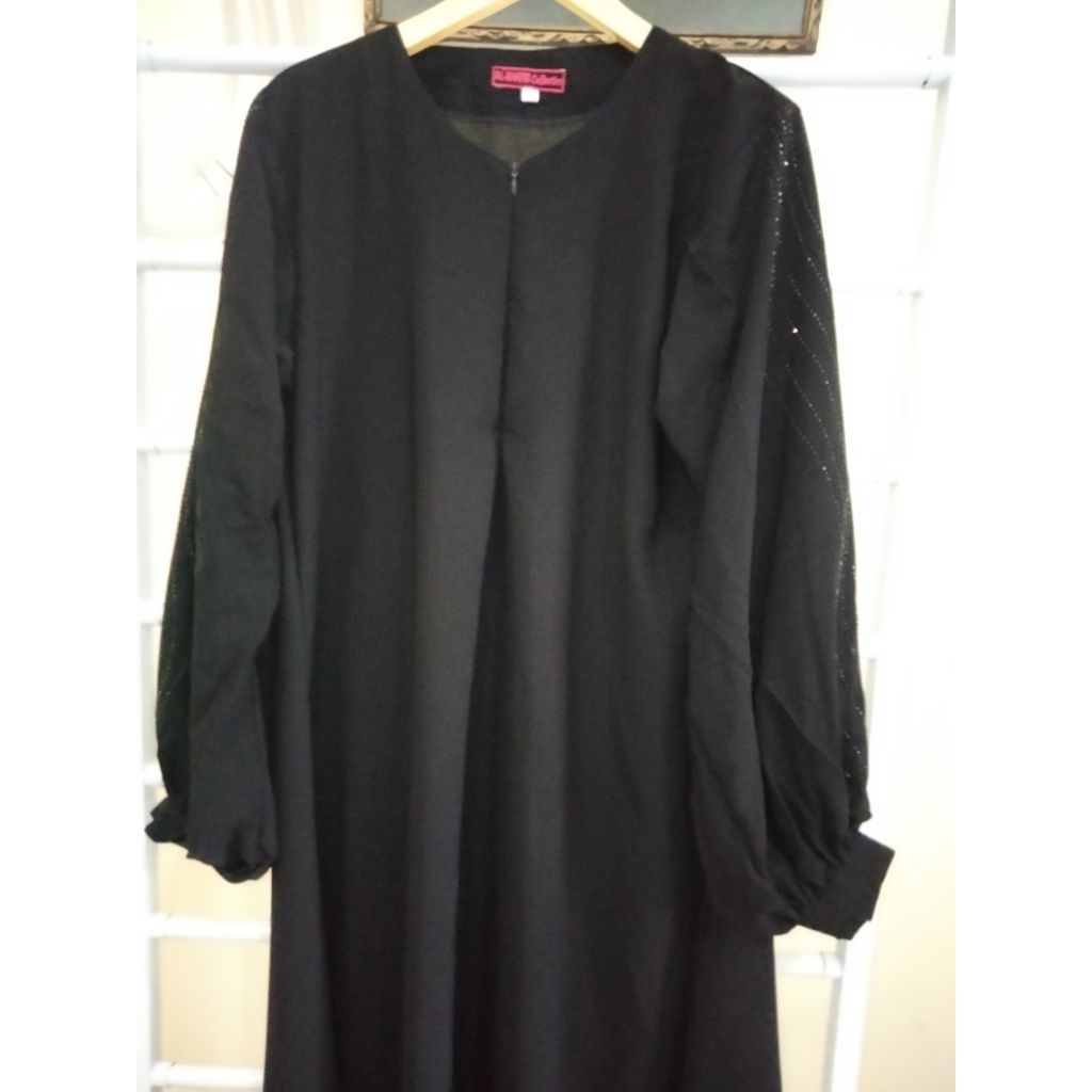 gamis hitam jet black