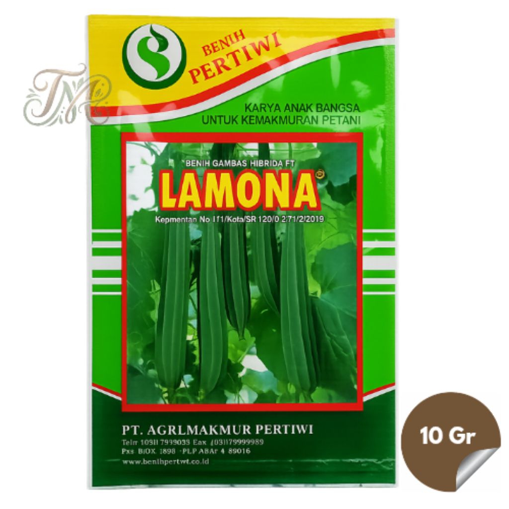Banih Oyong Gambas Hibrida LAMONA F1 Gambas Anti Virus Benih Pertiwi (10 gram)