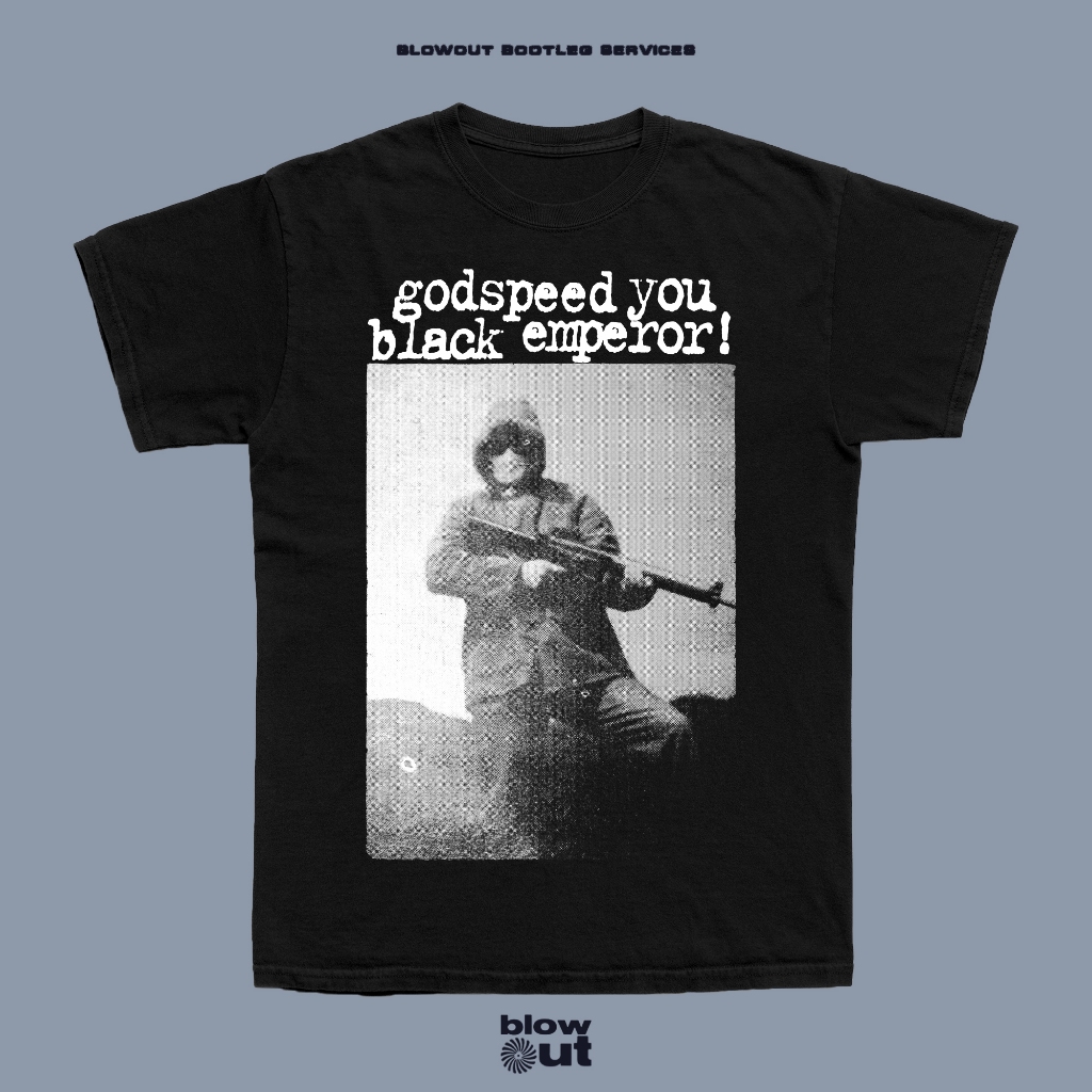 Kaos Band GODSPEED YOU BLACK EMPEROR - Ireland Resistance Army Guerilla T-Shirt