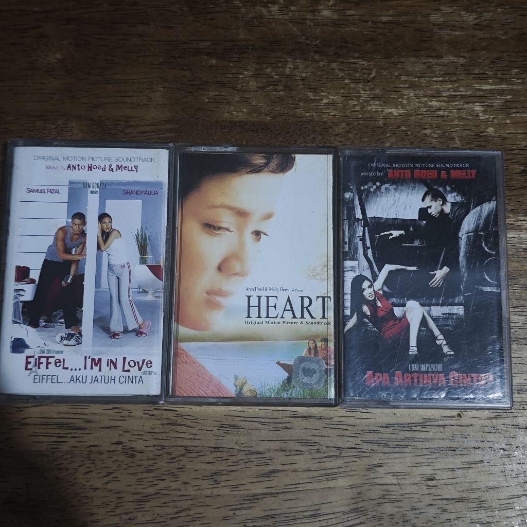 paket 3 kaset soundtrack ANTO HOED & MELLY