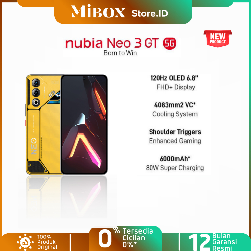 Nubia Neo 3 GT 8/256 GB,AMOLED,Fingerprint,Chipset Unisoc T9100,6000 mAh