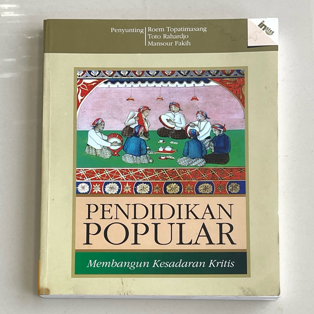 Buku PENDIDIKAN POPULAR Membangun Kesadaran Kritis