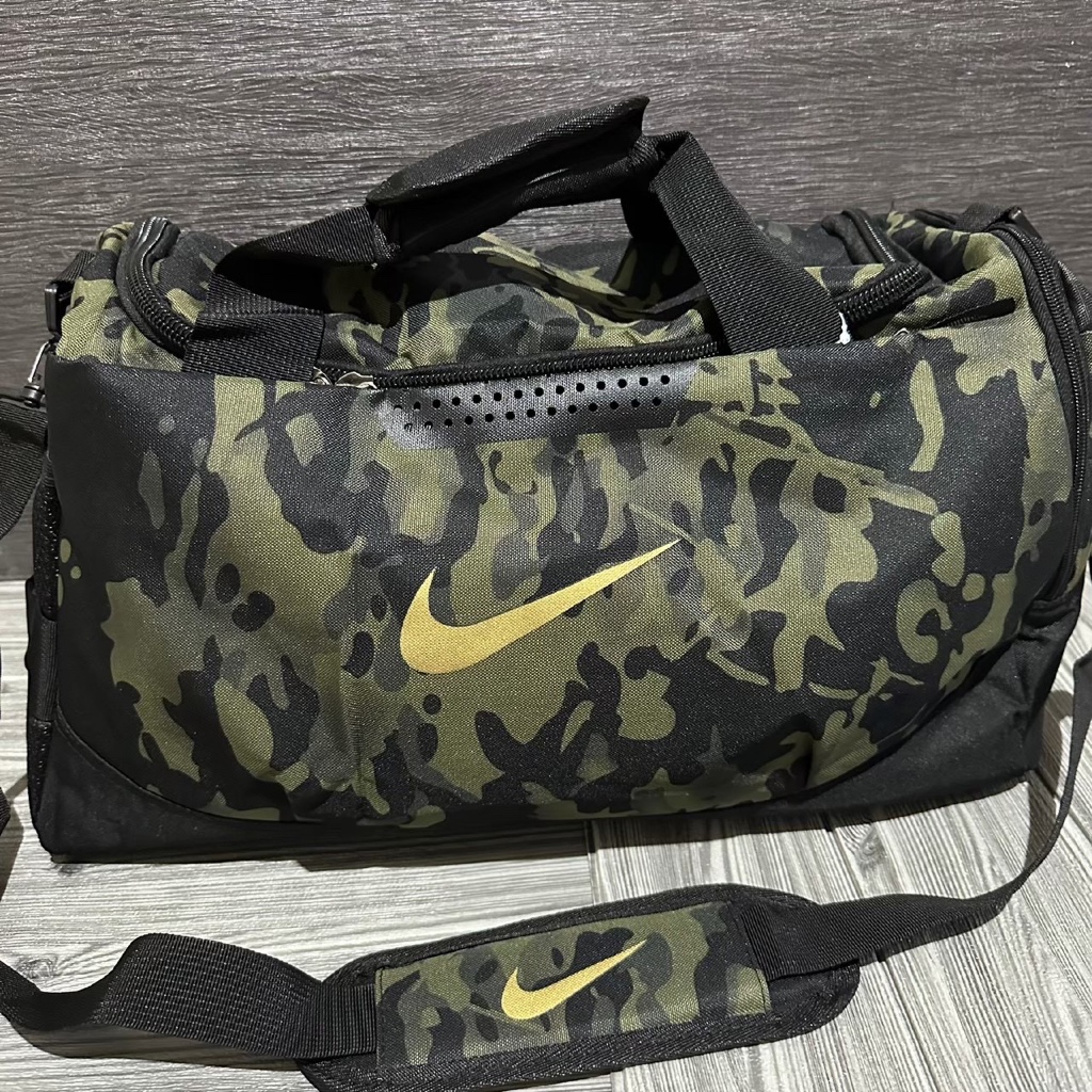 TAS DUFFLE NK FONT ORIGINAL CAMO BAGS / TAS GYM PRIA WANITA / TAS VAPOR ARMY