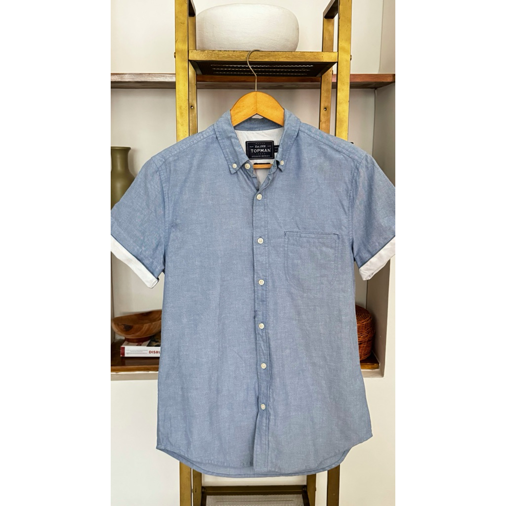 Kemeja Denim Topman Pria
