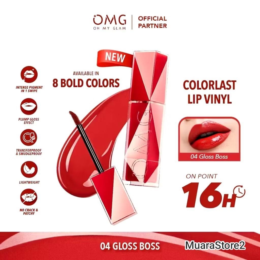 OMG OH MY MY GLAM Colorlast Lip Vinyl 2.5g
