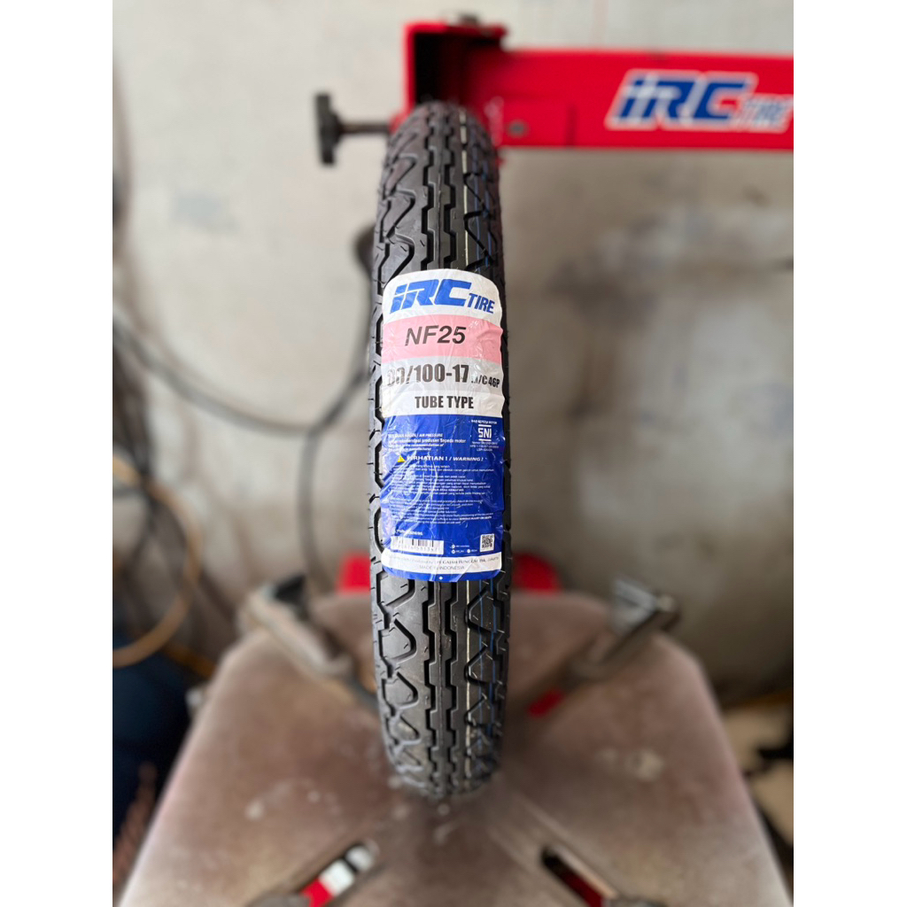 Ban Depan Motor Honda Verza Megapro IRC NF 25 80 100 17 TUBETYPE (NON TUBELESS) Tahun Produksi 2025