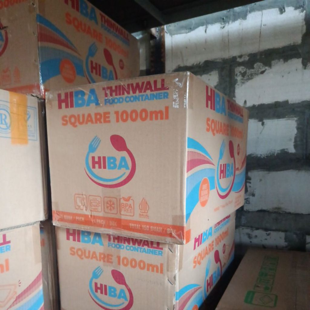 Thinwall Hiba Square 1000 ml