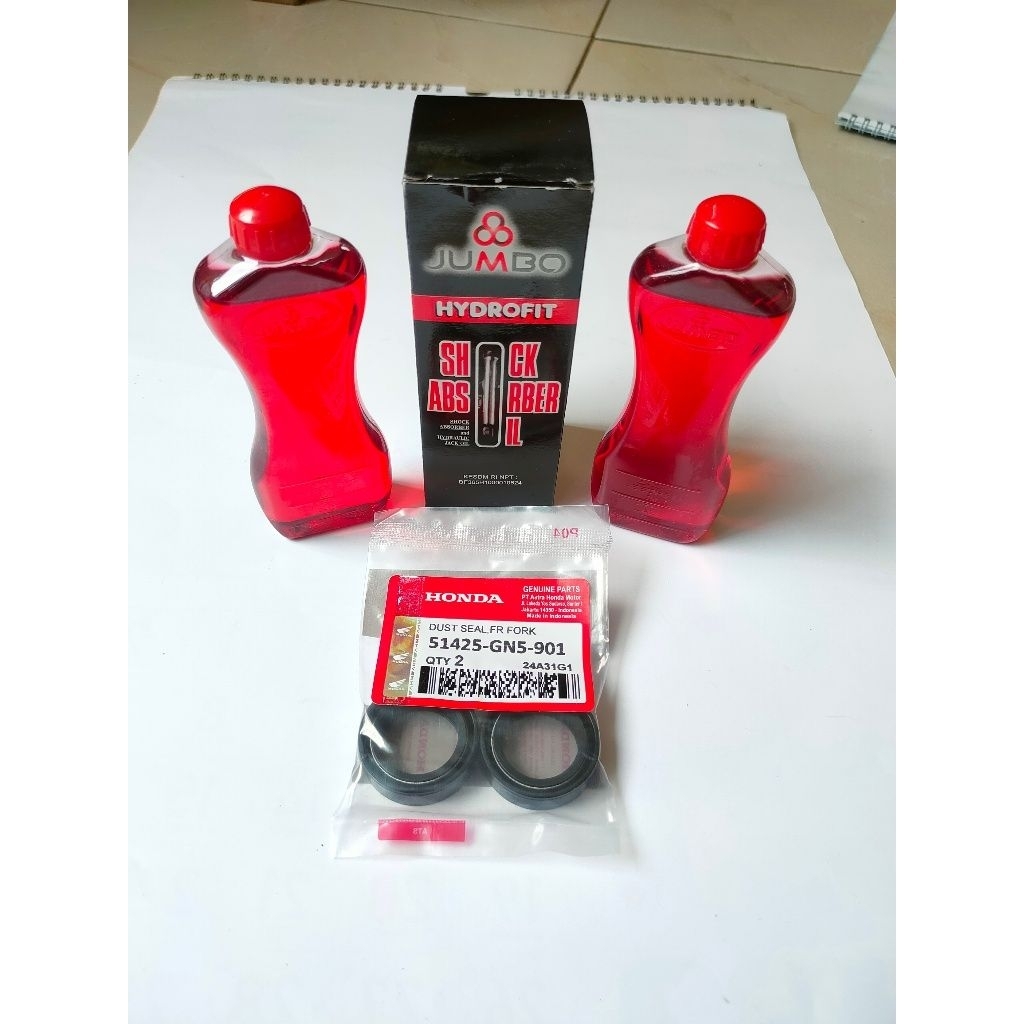 OLI SHOCKBREAKER DEPAN + SEAL SHOCK Motor Honda Matic & Bebek