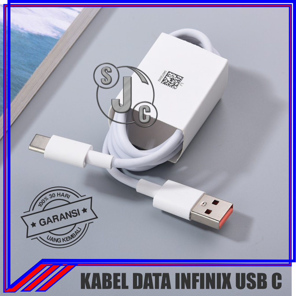 Kabel Data Infinix Type C Original 100% Asli Bawaan Hp Note 11 Nfc,Hot 12 Play, Hot 30,30i, Note 30