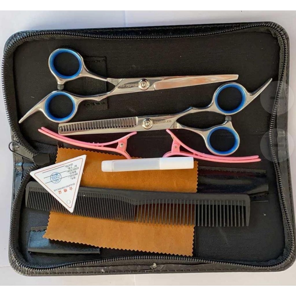 Peralatan Set Gunting Rambut Salon Alat Cukur Rambut Barbershop