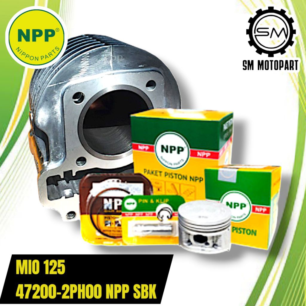 NPP 47200-2PH00 SILINDER BLOK MESIN BORING SET MIO125 MIO SOUL GT 125 CYLINDER BLOCK
