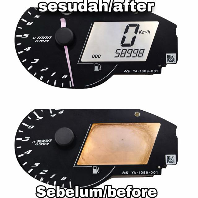 Polarizer LCD Speedometer Yamaha Vixion New  NVL/NVA  [ Solusi Sunburn ]