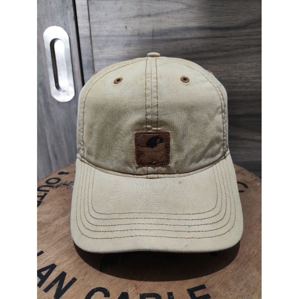 Carhartt topi Carhartt minus patch kulit original full tag