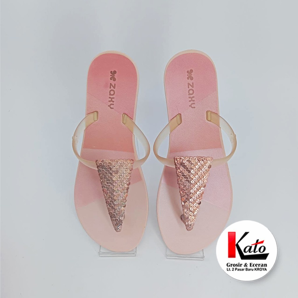 Sandal Jepit Wanita Zaxy Pink,Hitam,Emas(limited stock)