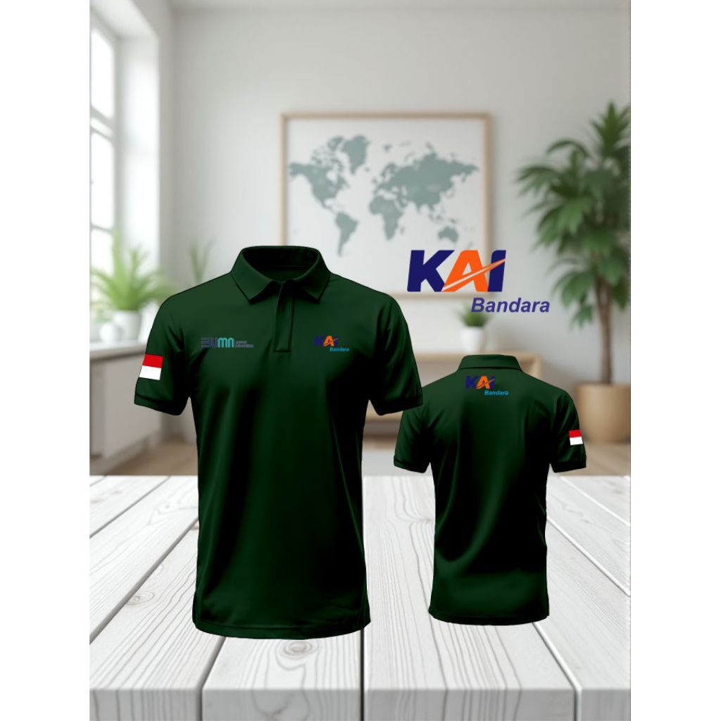 KAOS POLO PT. KAI BANDARA