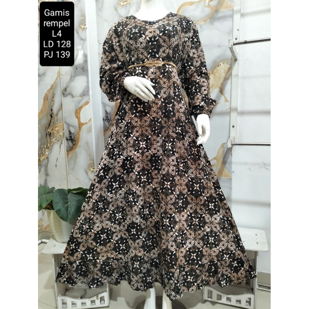 Kinanthi / Gamis Rempel Kinanthi / Kinanthi Batik Nusantara