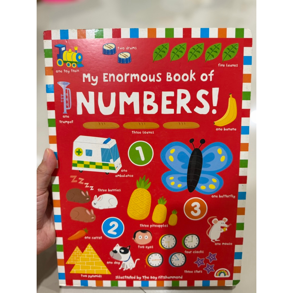 BUKU MY ENORMOUS BOOK OF NUMBERS Learn how to Counting Book for Kids