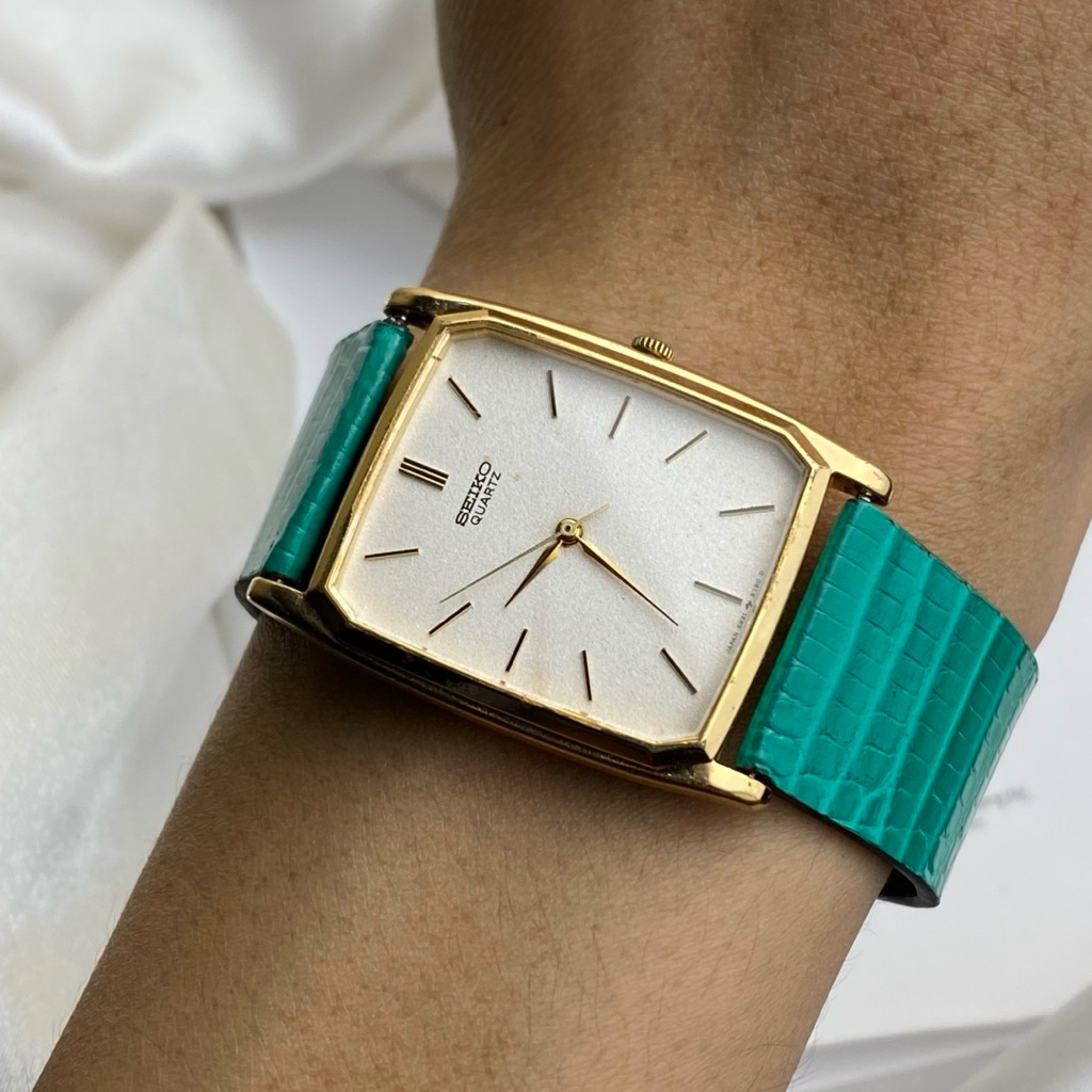 jam tangan second SEIKO quartz tank dresswatch jaminan ORIGINAL