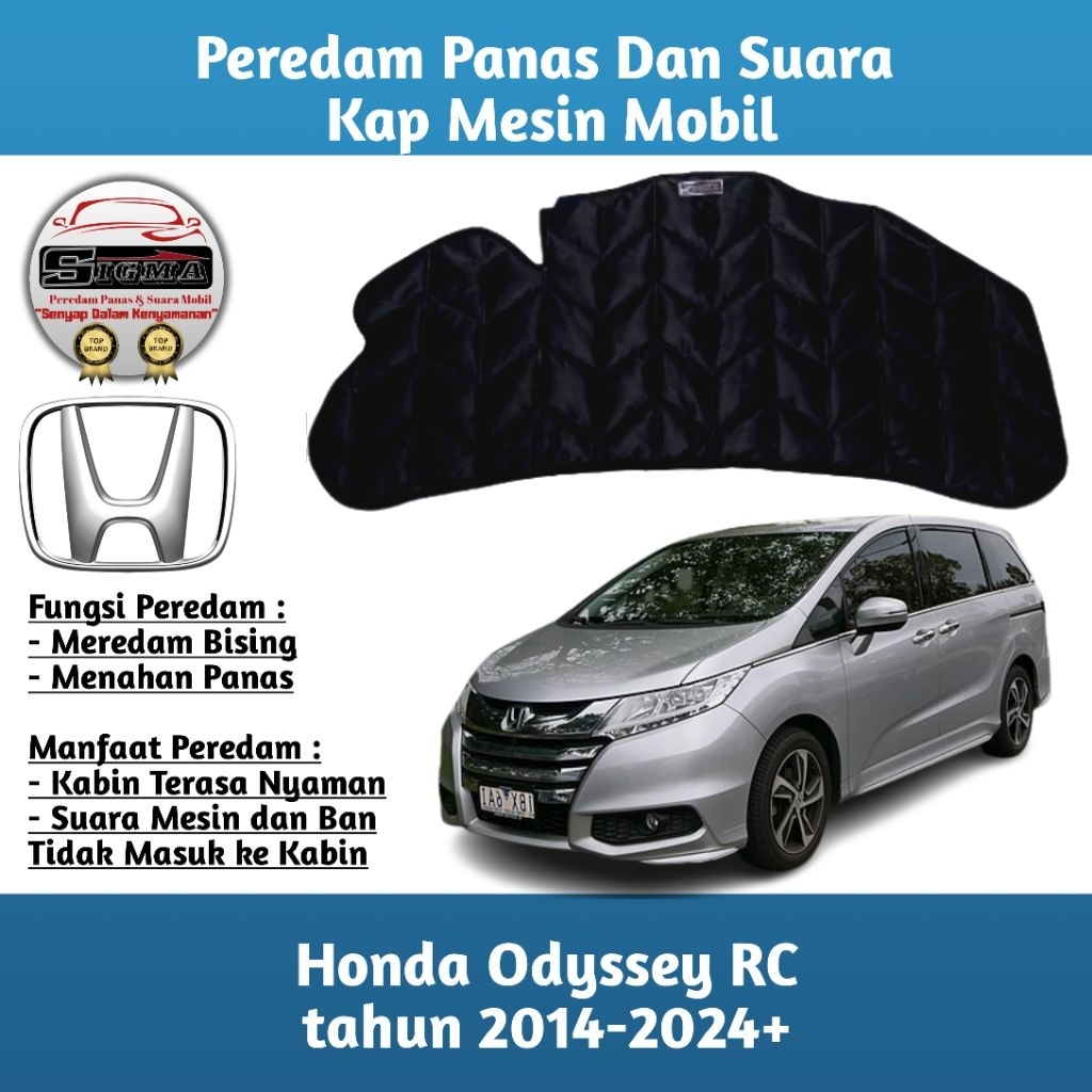 (SIGMA) Peredam Kap Mesin Mobil Honda Odyssey RC Tahun 2014-2024+