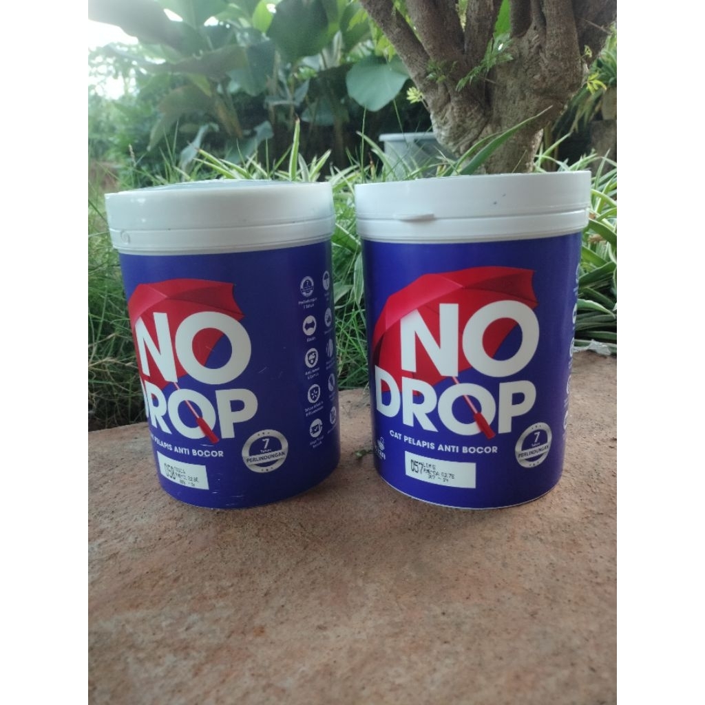 CAT NO DROP AQUAPROOF 1KG WARNA TRANSPARAN