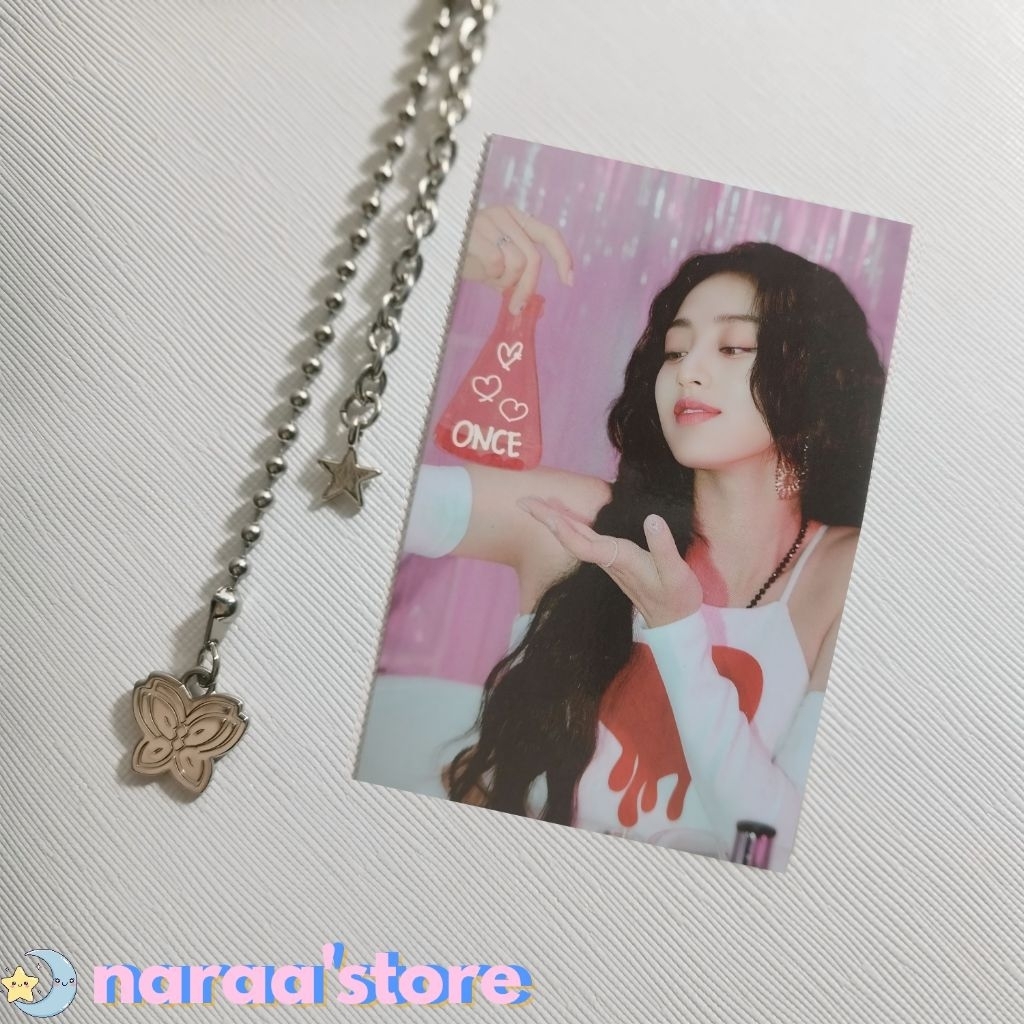 Scratch PC Jihyo Official Twice 3rd - Photocard Album Formula of Love O+T= 3