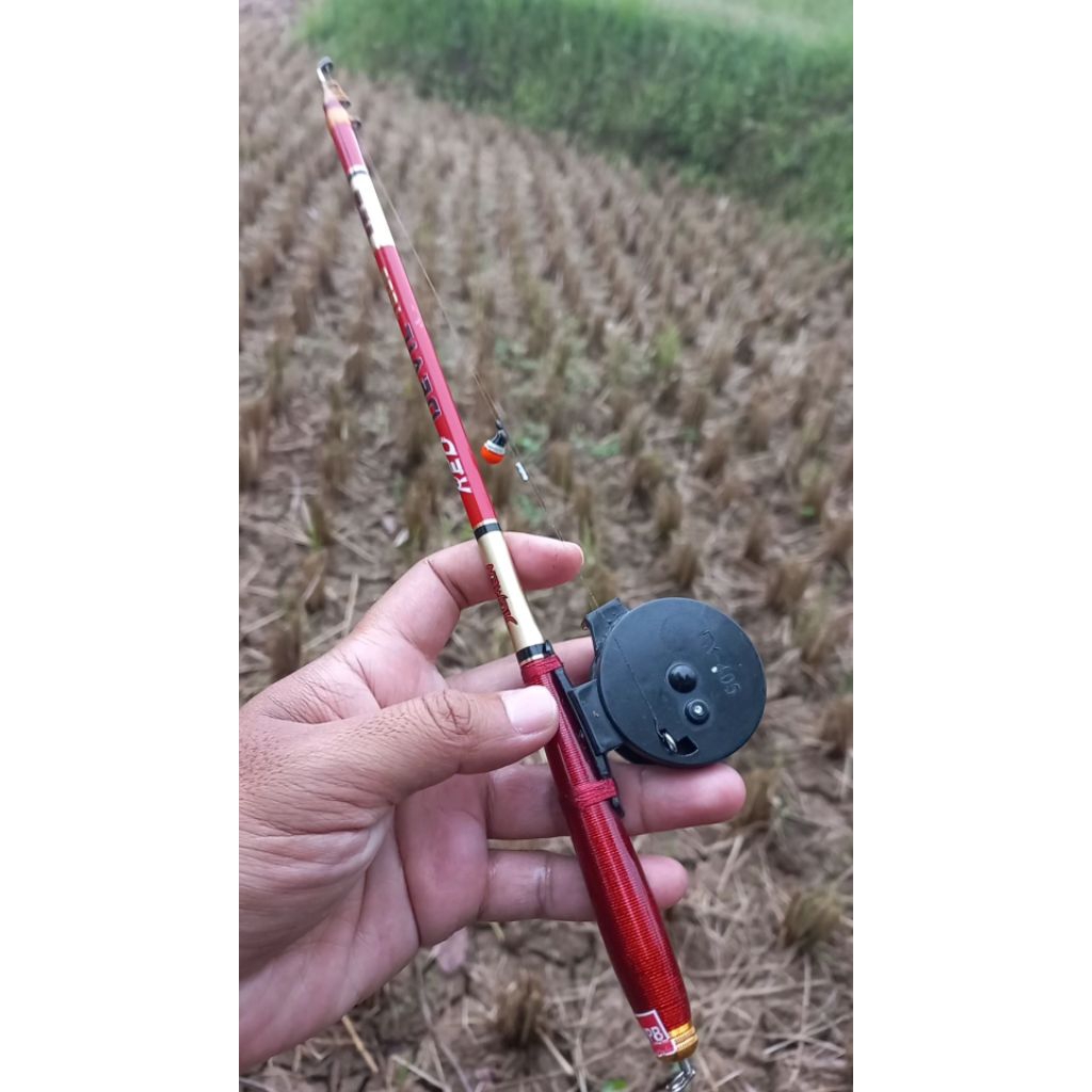 Joran Microfishing UL tegek Jigmen Red Devil 150 Custom Colong ring keramik