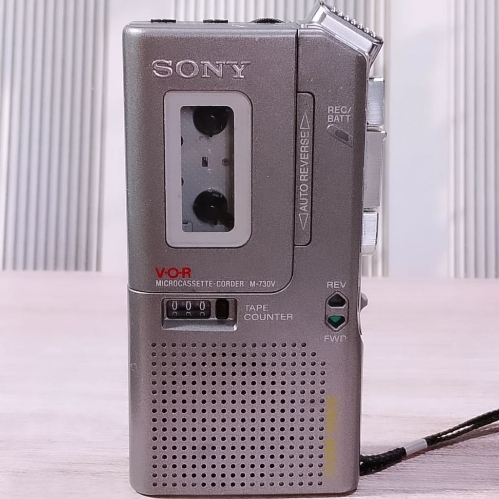 Micro Cassette Corder SONY M-730V Auto Reverse (Mini Tape Recorder)