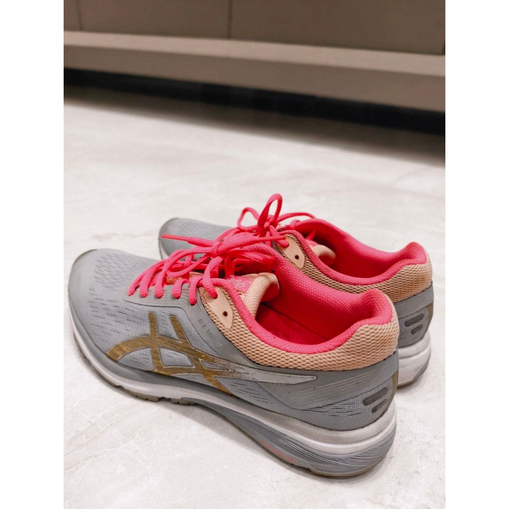 Sepatu Lari Asics GT-1000 7 Original Wanita Grey Pink Size 40.5 PRELOVED ORIGINAL BAGUS MULUS