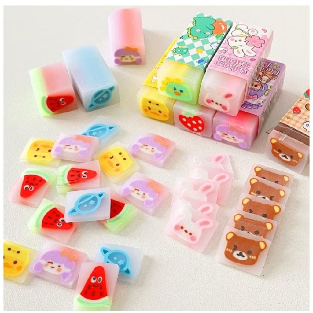 Penghapus Pensil Motif Unik dan Lucu